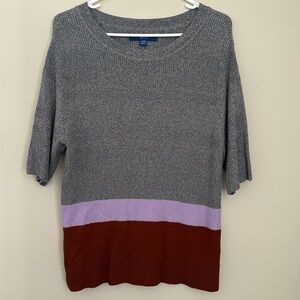 Apt.9 Short sleeved sweater; XL
